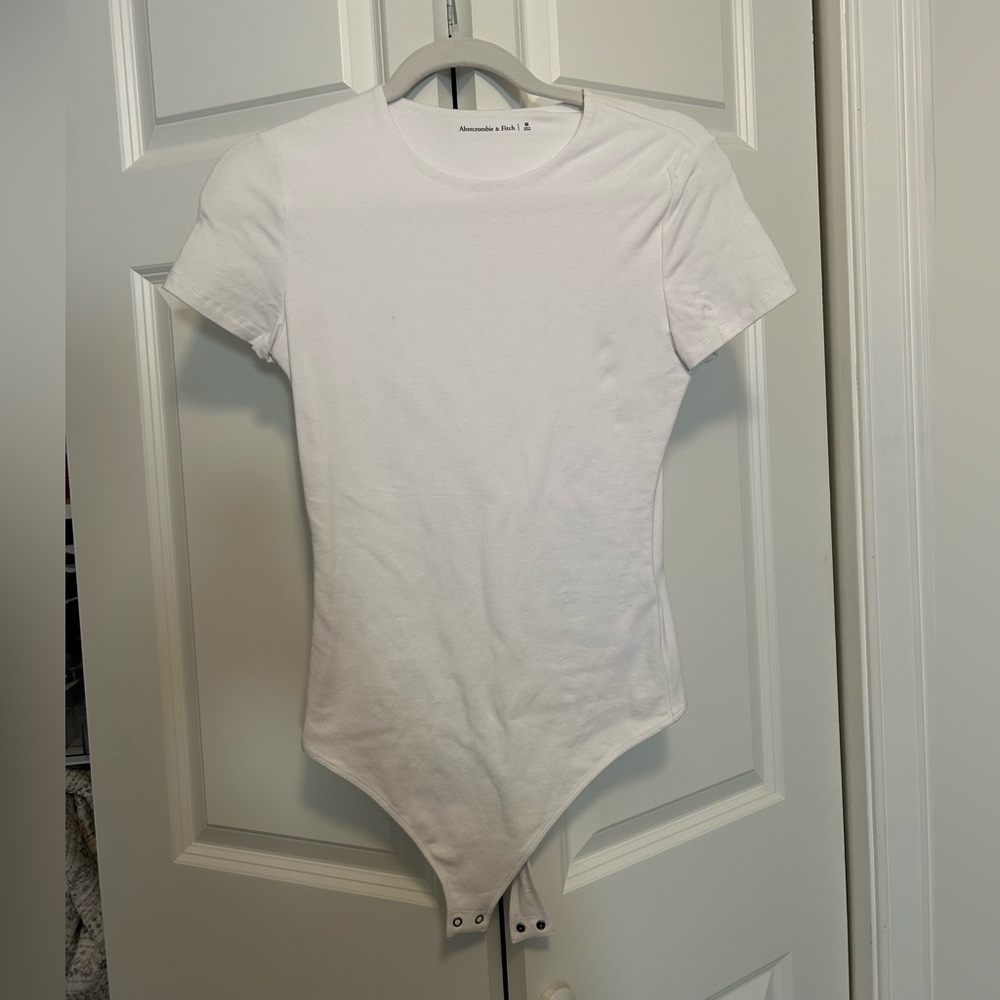 Abercrombie Plain White Bodysuit